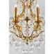 Canada LED 29.5 inch Antique Brass Chandelier Ceiling Light, Gold Frame